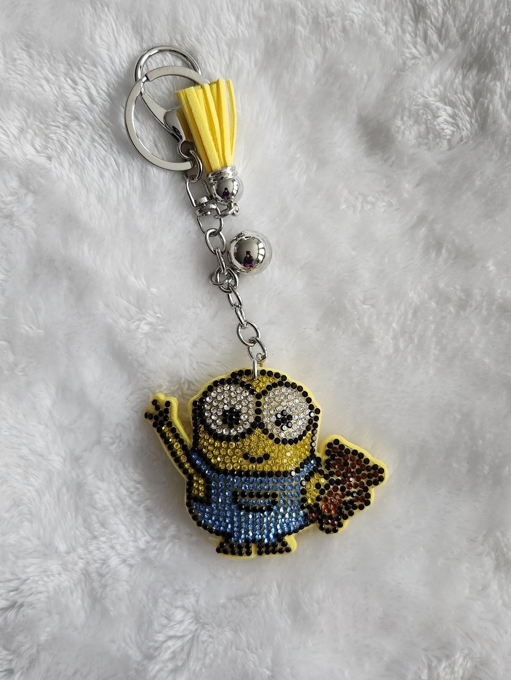 Minions Beaded Keychain Set - Yellow Blue Characters (Set of 4) - Picture 3 of 10